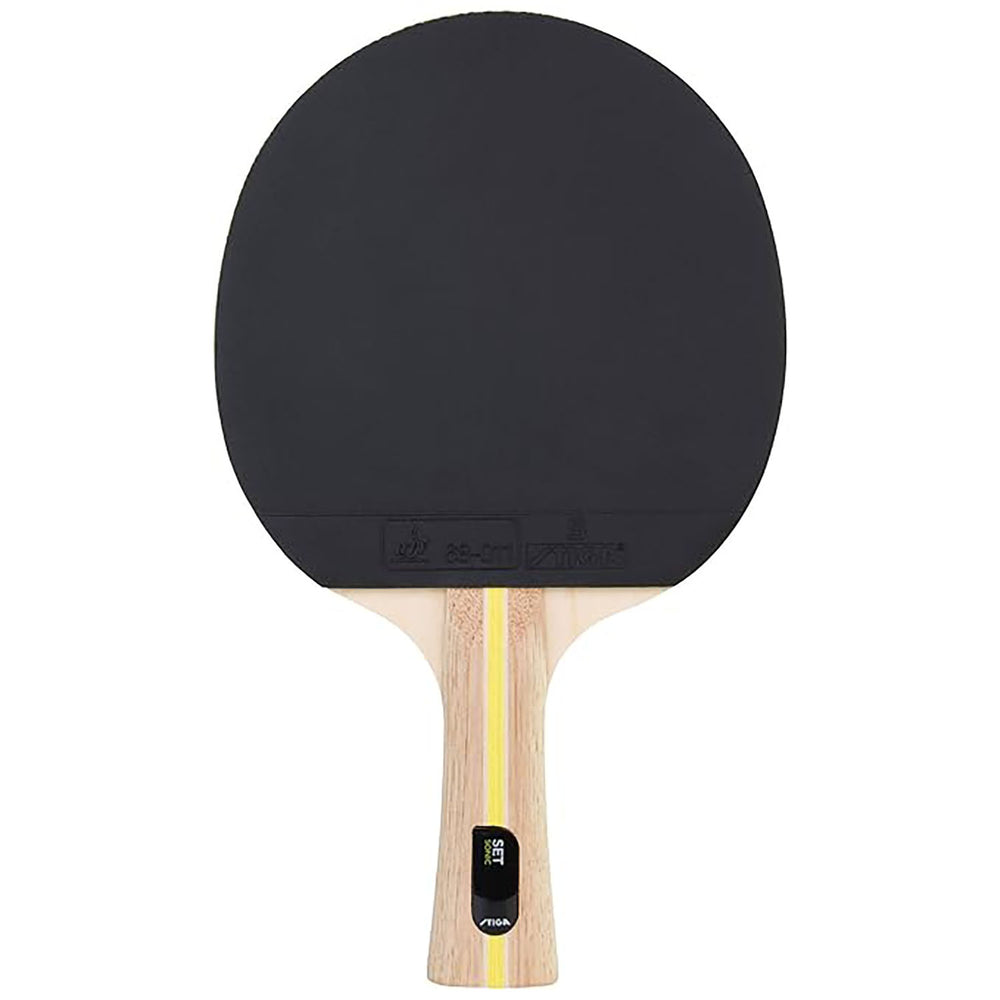Stiga Sonic Table Tennis Set (Model 32165) – 2 Bats & 3 Balls | ITTF-Approved Rubber | 5-Ply Allround Blade | For Beginners & Recreational Play - Best Price online Prokicksports.com