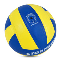 Prokick Stormers PU Pasted 18 Panels Volleyball, Blue/Yellow (Size 4) - Best Price online Prokicksports.com