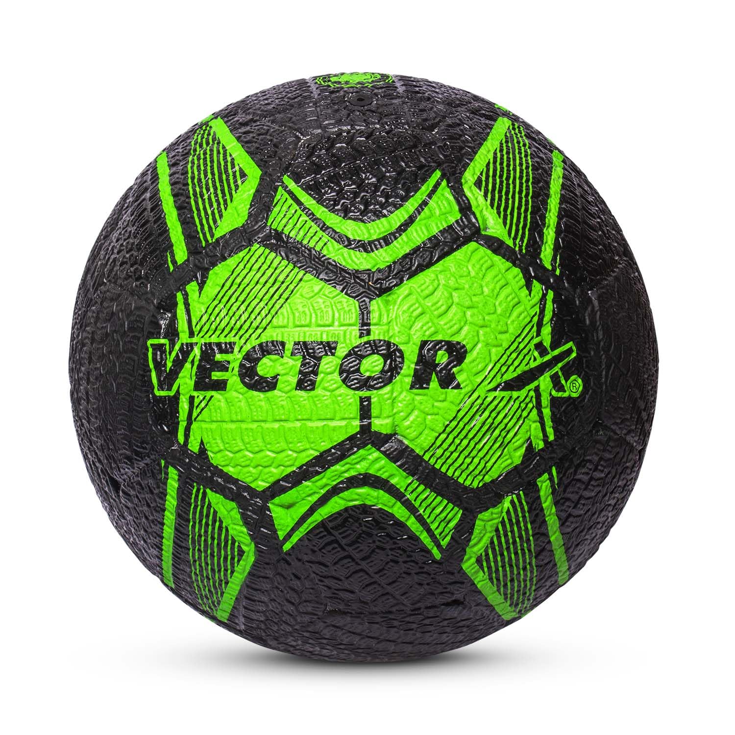 Vector X Street Soccer Football | Size 5 | Rubber Moulded Design, Durable Grip, All-Surface Play for Street, Hard Ground & Outdoor Training - Best Price online Prokicksports.com