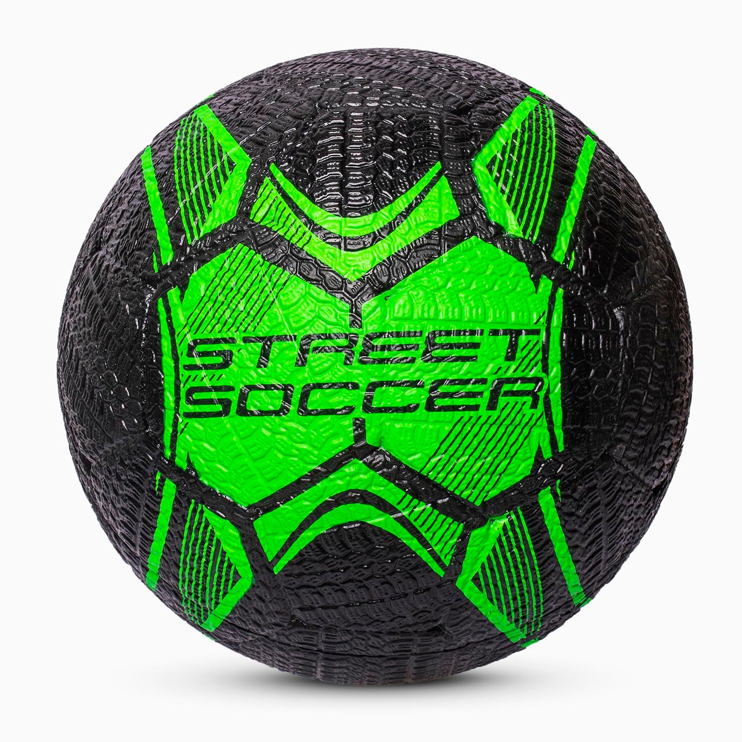 Vector X Street Soccer Football | Size 5 | Rubber Moulded Design, Durable Grip, All-Surface Play for Street, Hard Ground & Outdoor Training - Best Price online Prokicksports.com