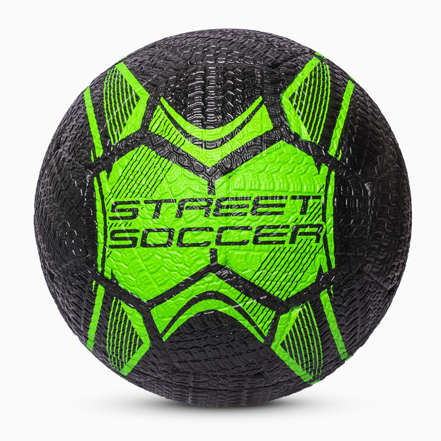 Vector X Street Soccer Football | Size 5 | Rubber Moulded Design, Durable Grip, All-Surface Play for Street, Hard Ground & Outdoor Training - Best Price online Prokicksports.com