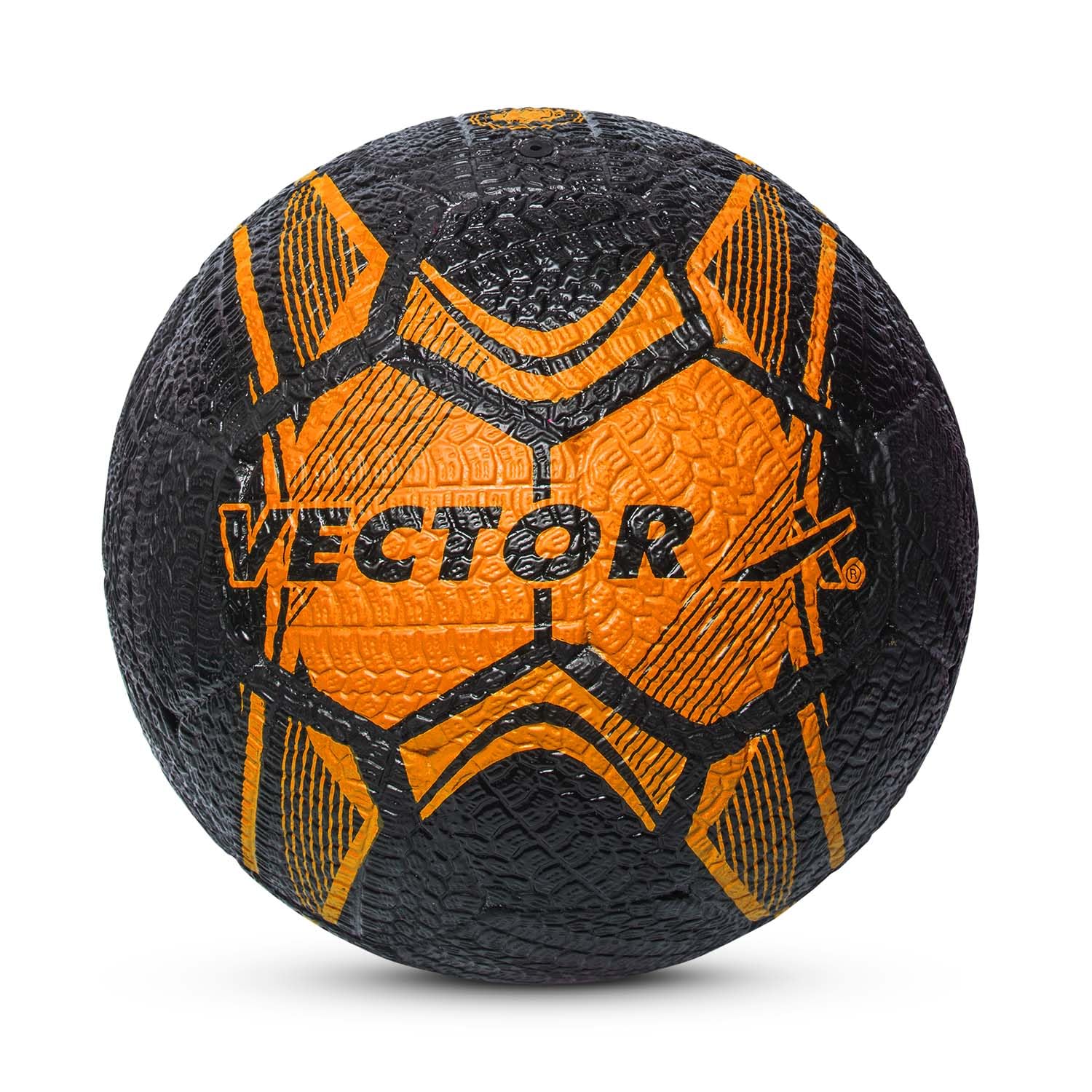 Vector X Street Soccer Football | Size 5 | Rubber Moulded Design, Durable Grip, All-Surface Play for Street, Hard Ground & Outdoor Training - Best Price online Prokicksports.com