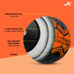 Vector X Street Soccer Football | Size 5 | Rubber Moulded Design, Durable Grip, All-Surface Play for Street, Hard Ground & Outdoor Training - Best Price online Prokicksports.com
