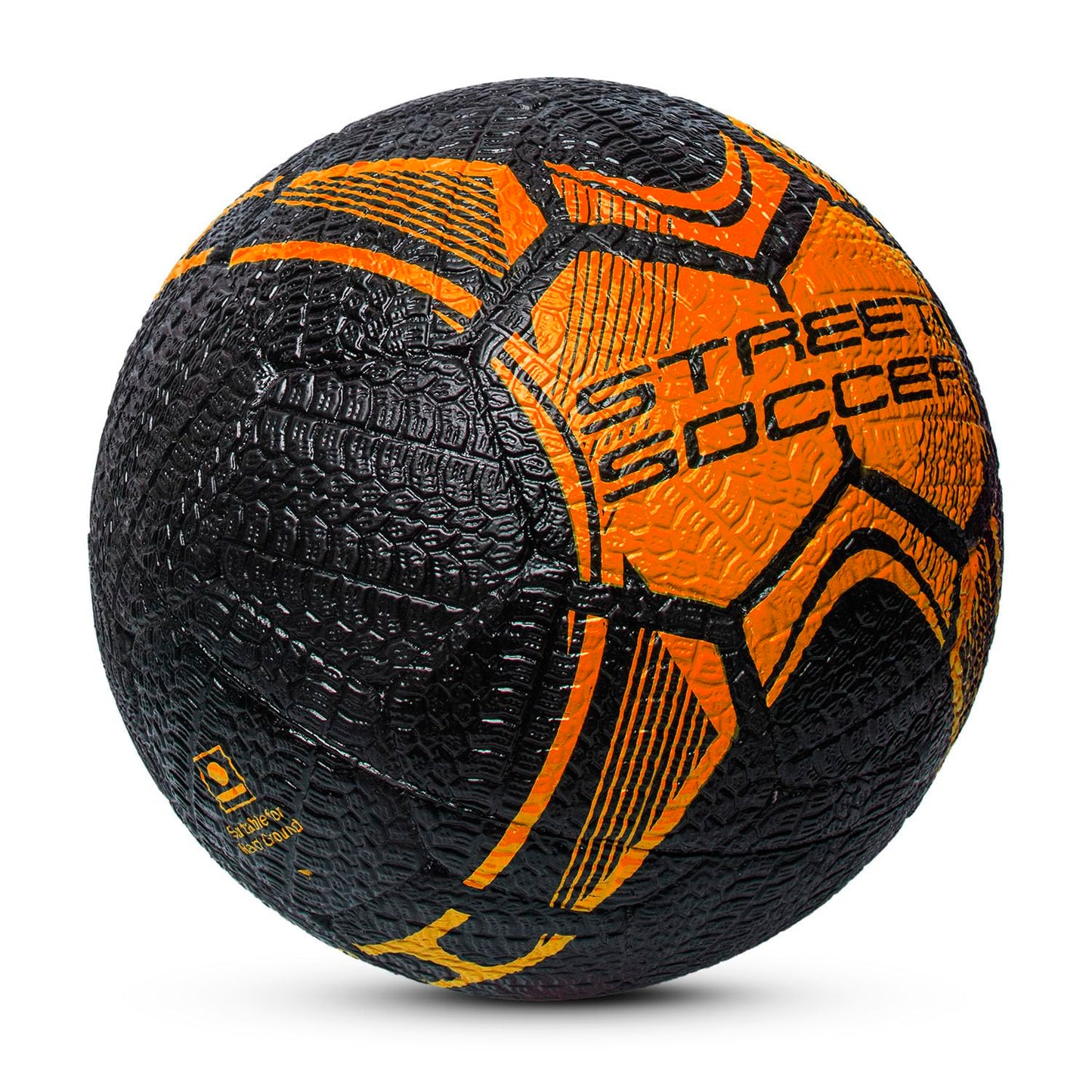Vector X Street Soccer Football | Size 5 | Rubber Moulded Design, Durable Grip, All-Surface Play for Street, Hard Ground & Outdoor Training - Best Price online Prokicksports.com