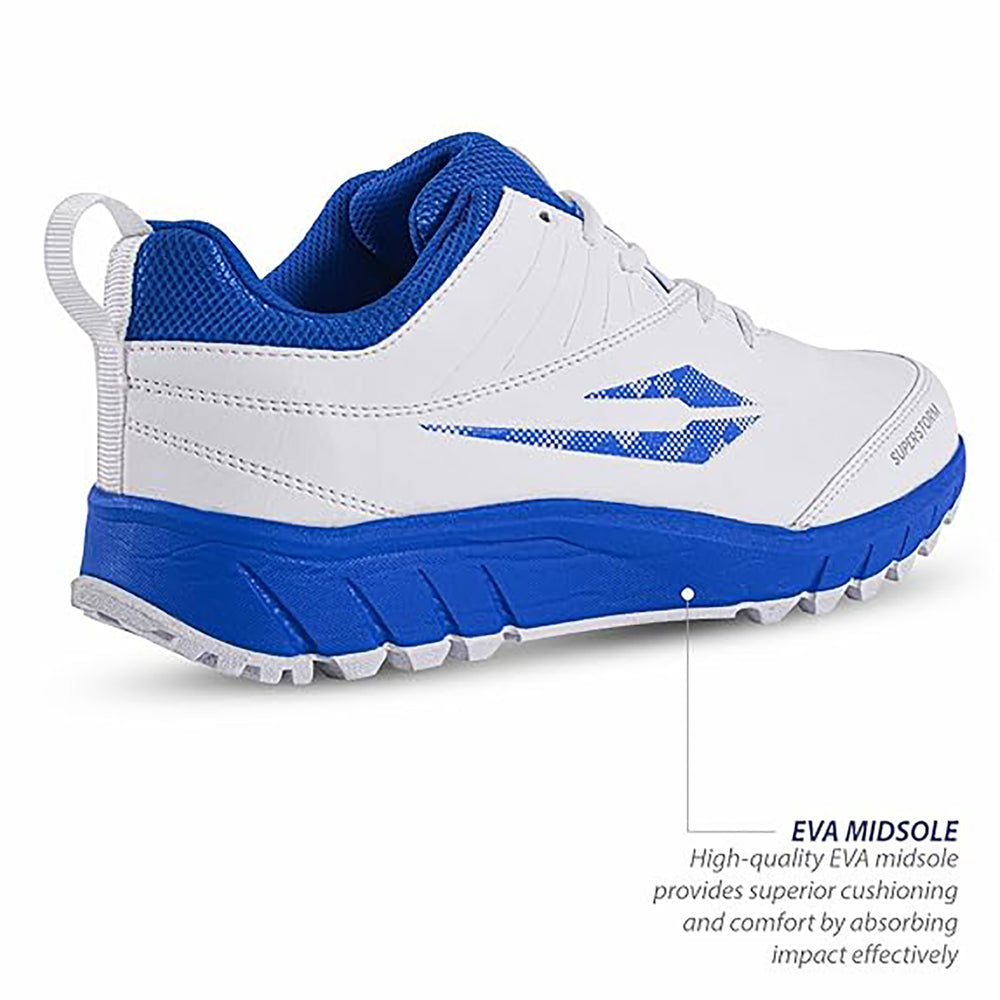 DSC Superstorm Cricket Shoes with Rubber Studs – Lightweight Durable Cricket Footwear for All Surfaces with Enhanced Grip, Comfort, and Performance - Best Price online Prokicksports.com