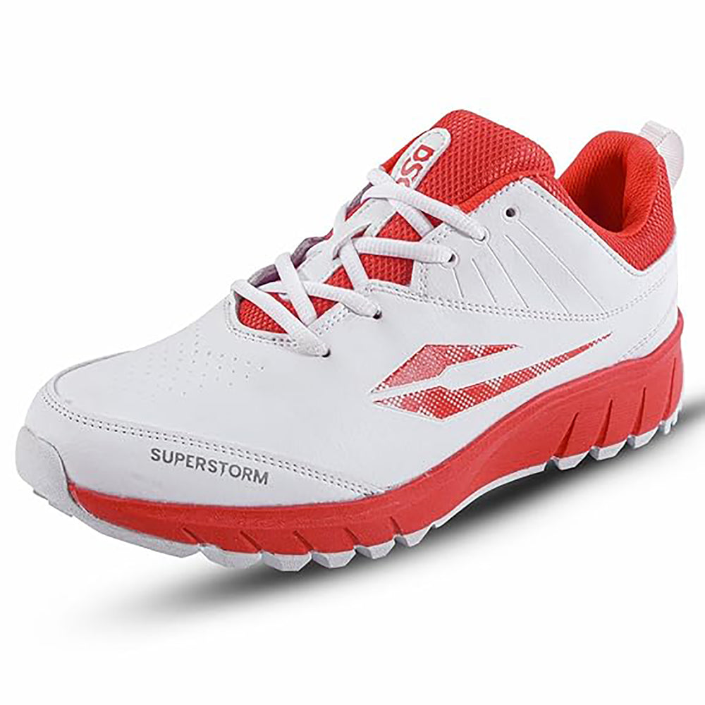 DSC Superstorm Cricket Shoes with Rubber Studs – Lightweight Durable Cricket Footwear for All Surfaces with Enhanced Grip, Comfort, and Performance - Best Price online Prokicksports.com