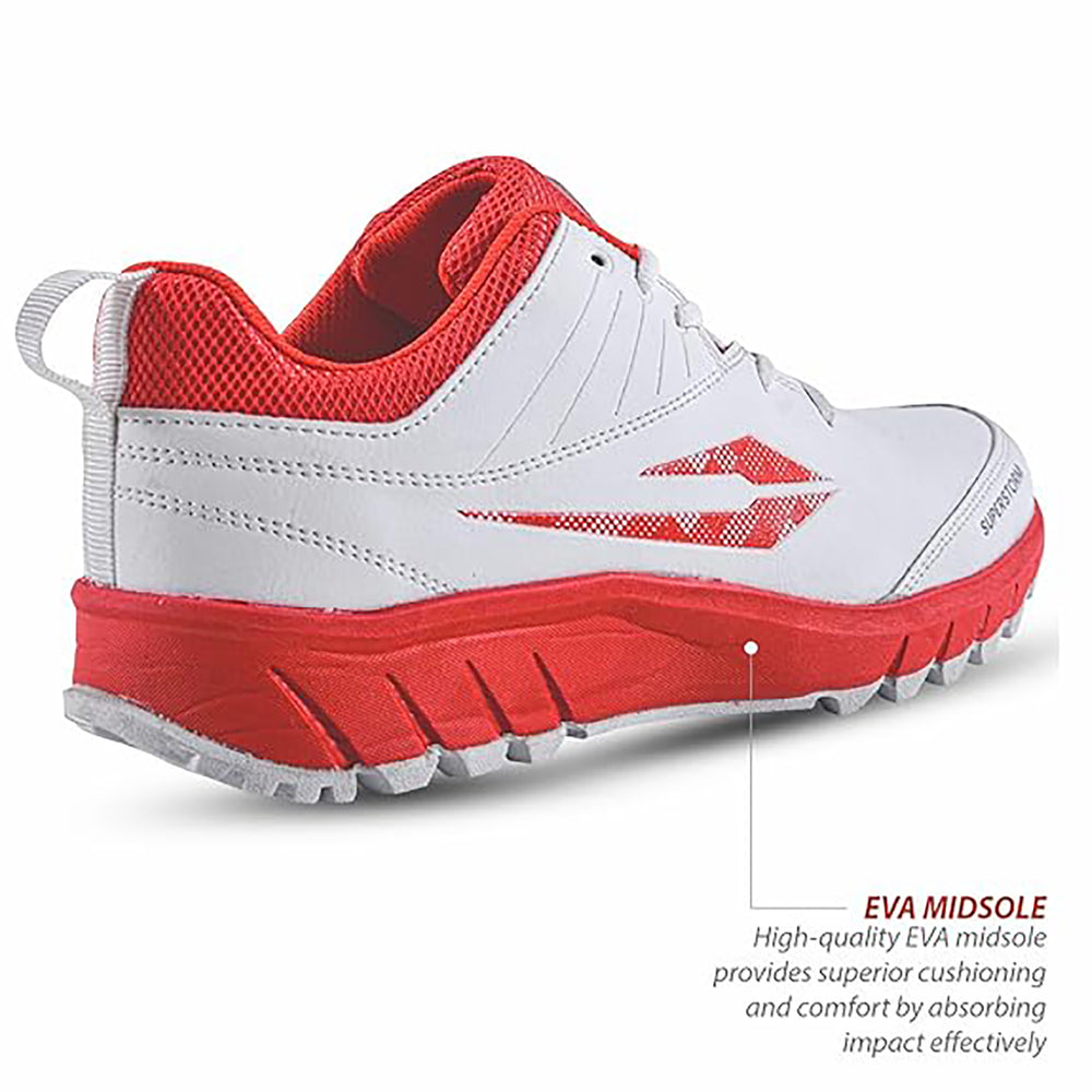 DSC Superstorm Cricket Shoes with Rubber Studs – Lightweight Durable Cricket Footwear for All Surfaces with Enhanced Grip, Comfort, and Performance - Best Price online Prokicksports.com