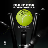Hundred Delta 6 Super Light Cricket Tennis Balls – Pack of 6 Neon Yellow Balls for Practice & Soft Tennis Ball Cricket Matches - Best Price online Prokicksports.com