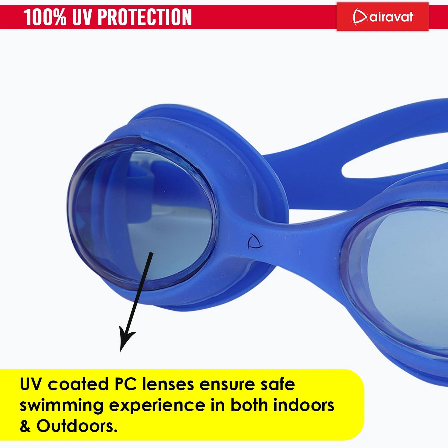 Airavat Swimster 1002 Swimming Goggle, Adult - Assorted Color - Best Price online Prokicksports.com