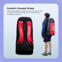 Hundred Switch Pack Cricket Kit Bag – Lightweight Cricket Duffle Bag with Bat Pocket, Shoe Compartment & Easy Access Design for Daily Practice - Best Price online Prokicksports.com