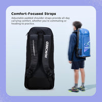 Hundred Switch Pack Cricket Kit Bag – Lightweight Cricket Duffle Bag with Bat Pocket, Shoe Compartment & Easy Access Design for Daily Practice - Best Price online Prokicksports.com