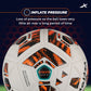 Vector X Synergy Thermo Fusion Football | Size 5 | Seamless PU Surface, Rubber Bladder, High Air Retention for Match & Training – All Weather Use - Best Price online Prokicksports.com