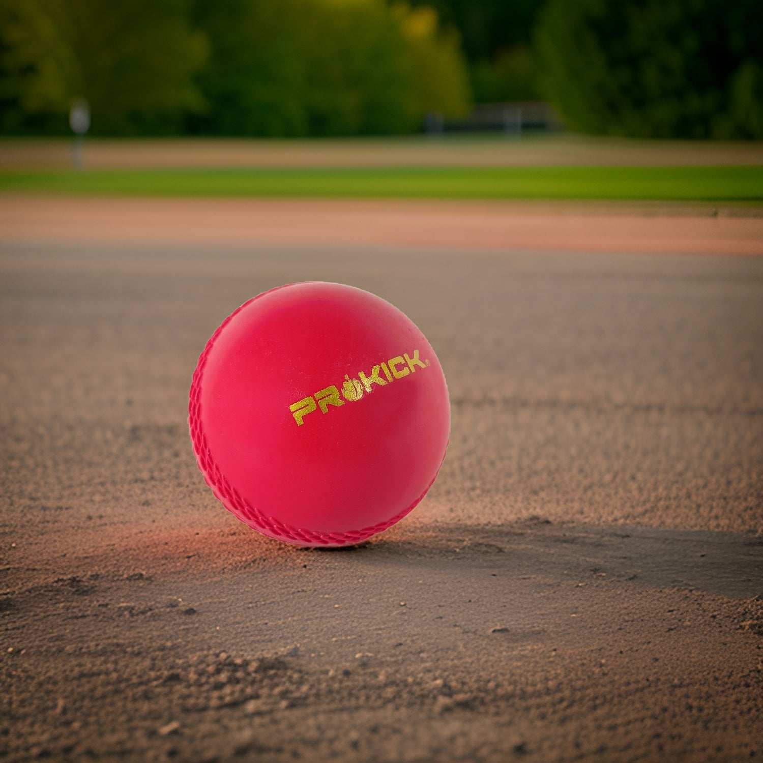 Prokick Synthetic Cricket Ball, Red - 1pc - Best Price online Prokicksports.com