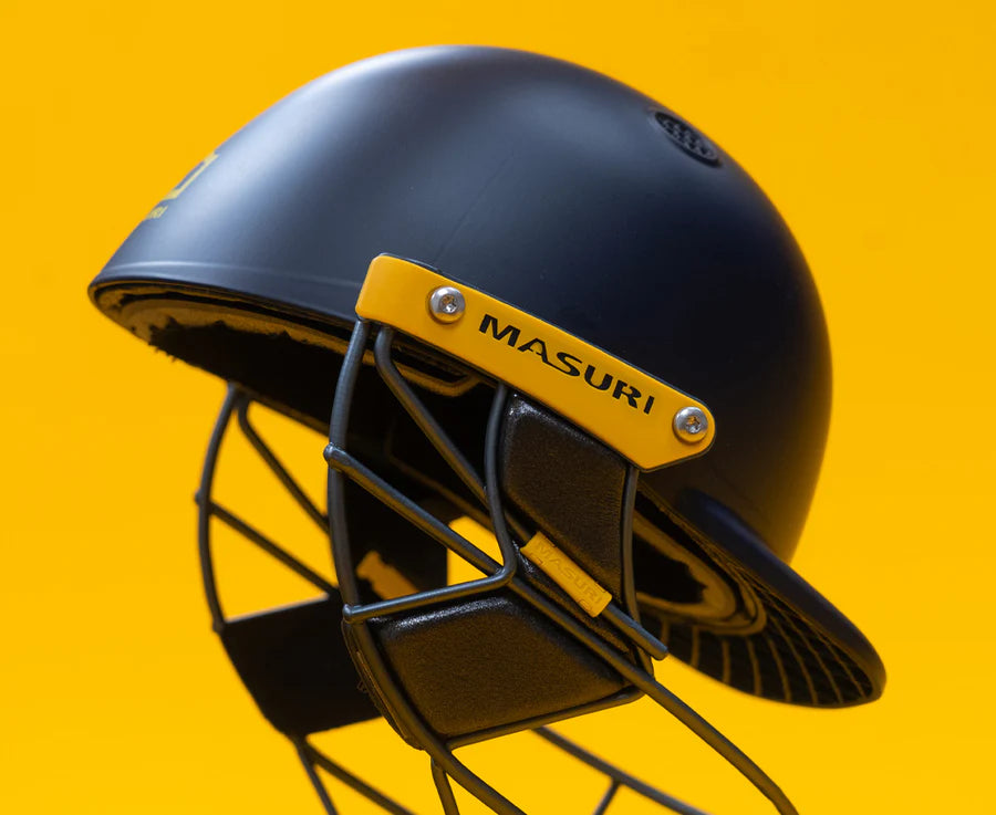 Masuri T Line Plus Steel Cricket Helmet Navy Blue | Premium Head Protection | Lightweight Professional Cricket Helmet for Players - Best Price online Prokicksports.com