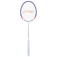 Li-Ning Tectonic 7I Full-Carbon Fiber Badminton Racket, Unstrung (White/Blue/Pink) - Best Price online Prokicksports.com