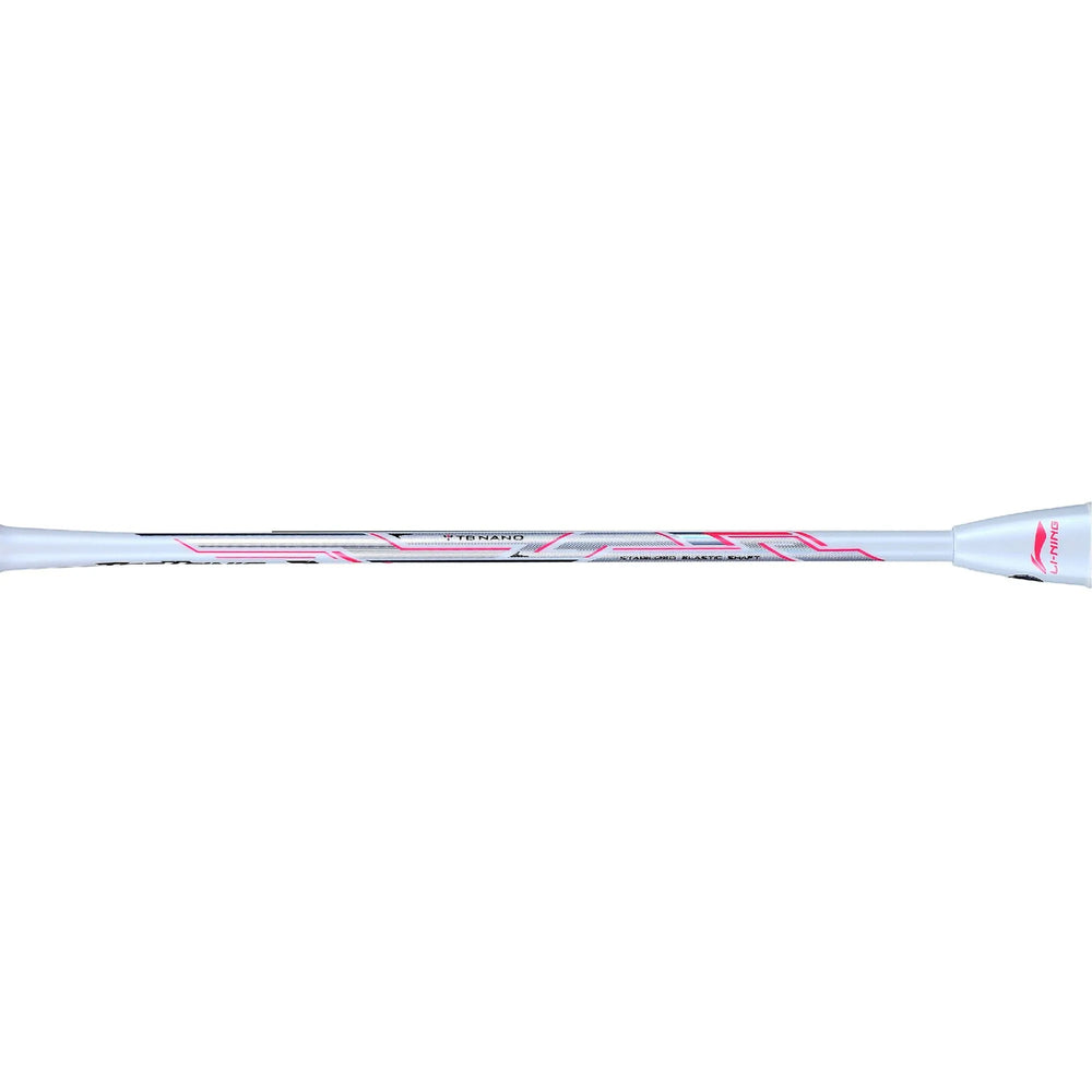 Li-Ning Tectonic 7I Full-Carbon Fiber Badminton Racket, Unstrung (White/Blue/Pink) - Best Price online Prokicksports.com