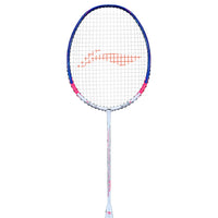 Li-Ning Tectonic 7I Full-Carbon Fiber Badminton Racket, Unstrung (White/Blue/Pink) - Best Price online Prokicksports.com
