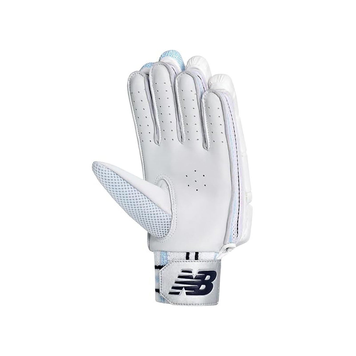 New Balance TC 8i Right-Hand Batting Gloves – Blue/White Lightweight Cricket Gloves for Grip, Protection & Comfort - Best Price online Prokicksports.com