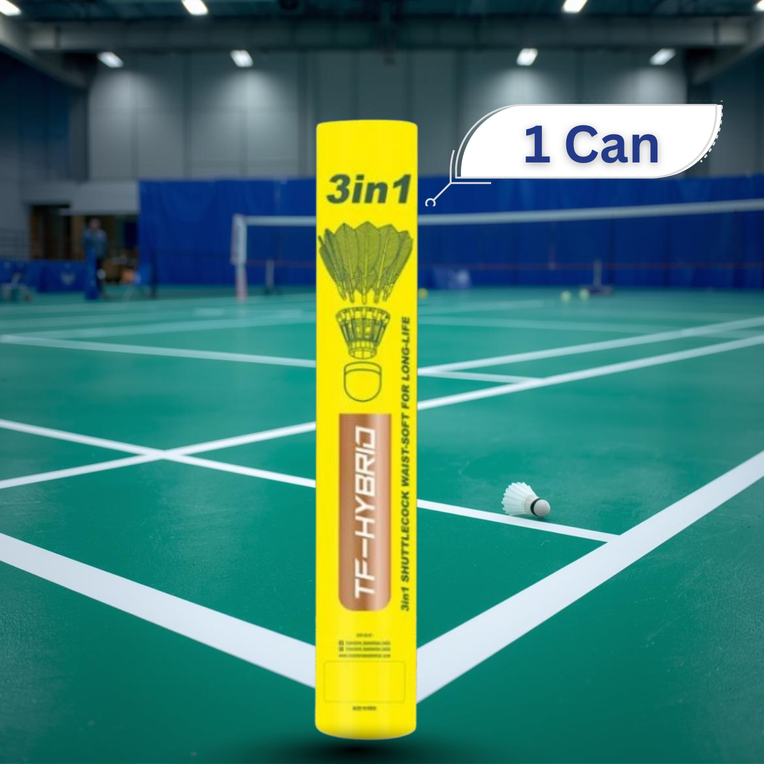 Transform TF-Hybrid Feather Shuttlecock, Speed 76 – 12 Pieces (Pack of 1) - Best Price online Prokicksports.com