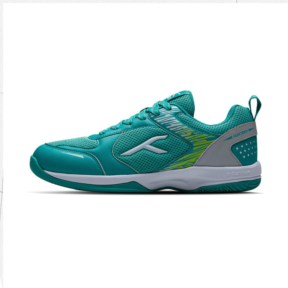 Hundred Court Star Pro Non-Marking Shoes | Multi-Sport Indoor Court Shoes | Lightweight Gum Rubber Sole | For Badminton, Squash, Table Tennis & Volleyball (Men/Women) - Best Price online Prokicksports.com