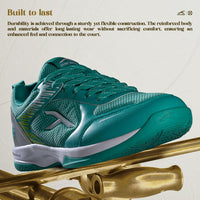 Hundred Court Star Pro Non-Marking Shoes | Multi-Sport Indoor Court Shoes | Lightweight Gum Rubber Sole | For Badminton, Squash, Table Tennis & Volleyball (Men/Women) - Best Price online Prokicksports.com