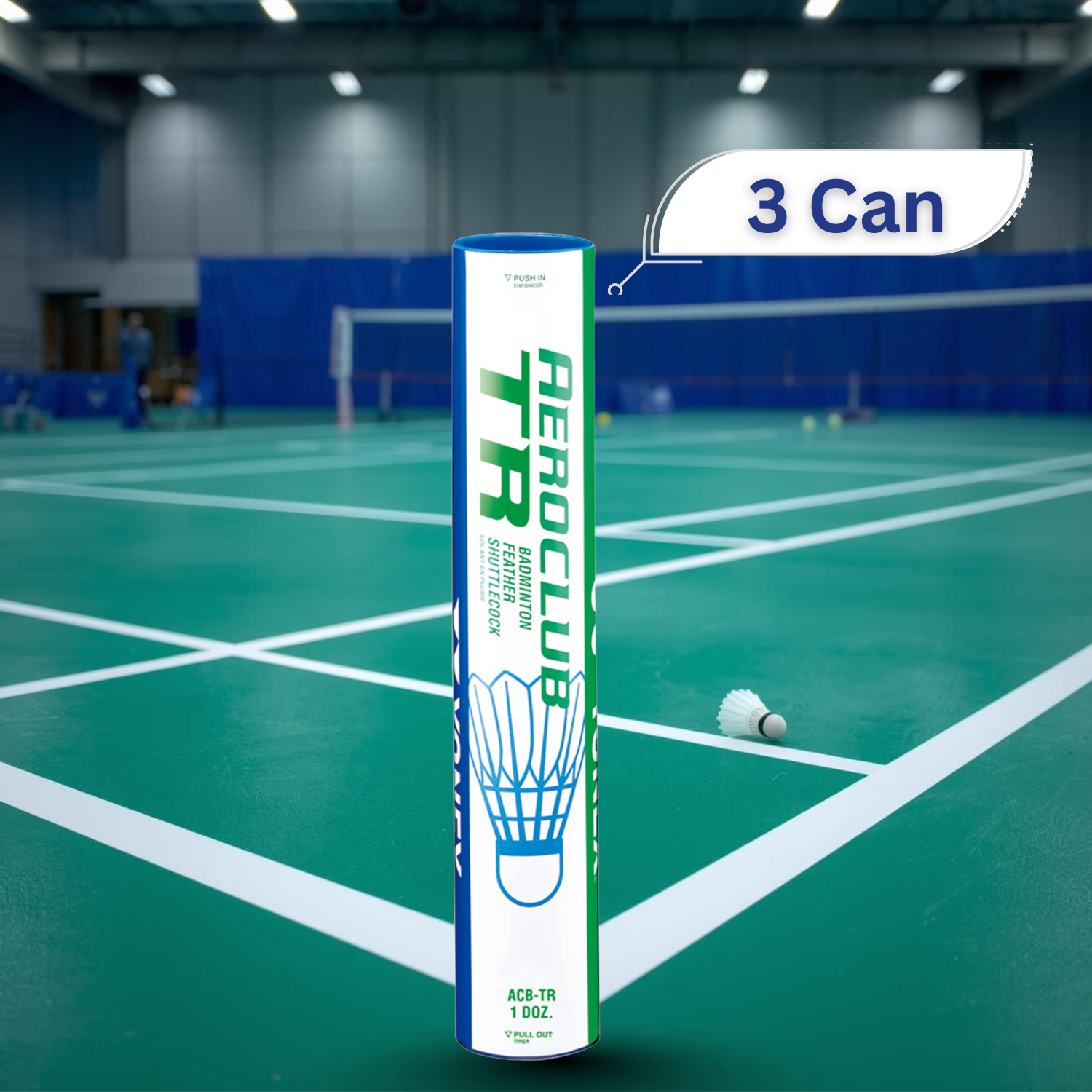 Yonex Aeroclub TR Badminton Feather Shuttlecock – 12 Pieces (Pack of 3) - Best Price online Prokicksports.com