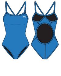 TYR Sport Women's Solid Diamondback Swimsuit | One-Piece Racerback with UPF 50+ & Chlorine Resistance