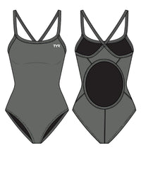 TYR Sport Women's Solid Diamondback Swimsuit | One-Piece Racerback with UPF 50+ & Chlorine Resistance