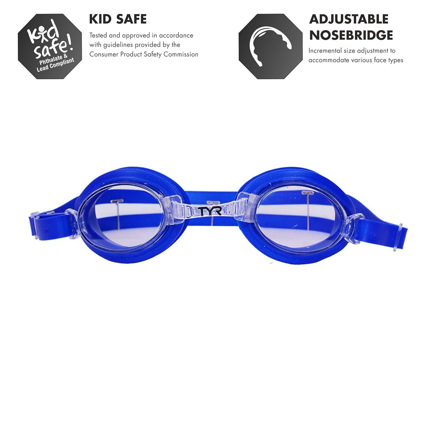 TYR Qualifire Kid's Swimming Goggles,Juniors - Best Price online Prokicksports.com