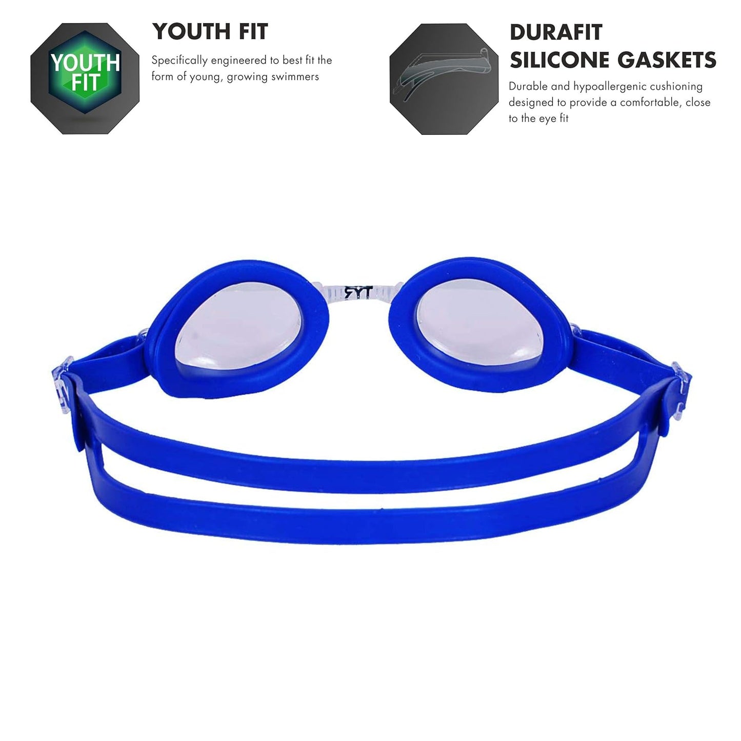 TYR Qualifire Kid's Swimming Goggles,Juniors - Best Price online Prokicksports.com