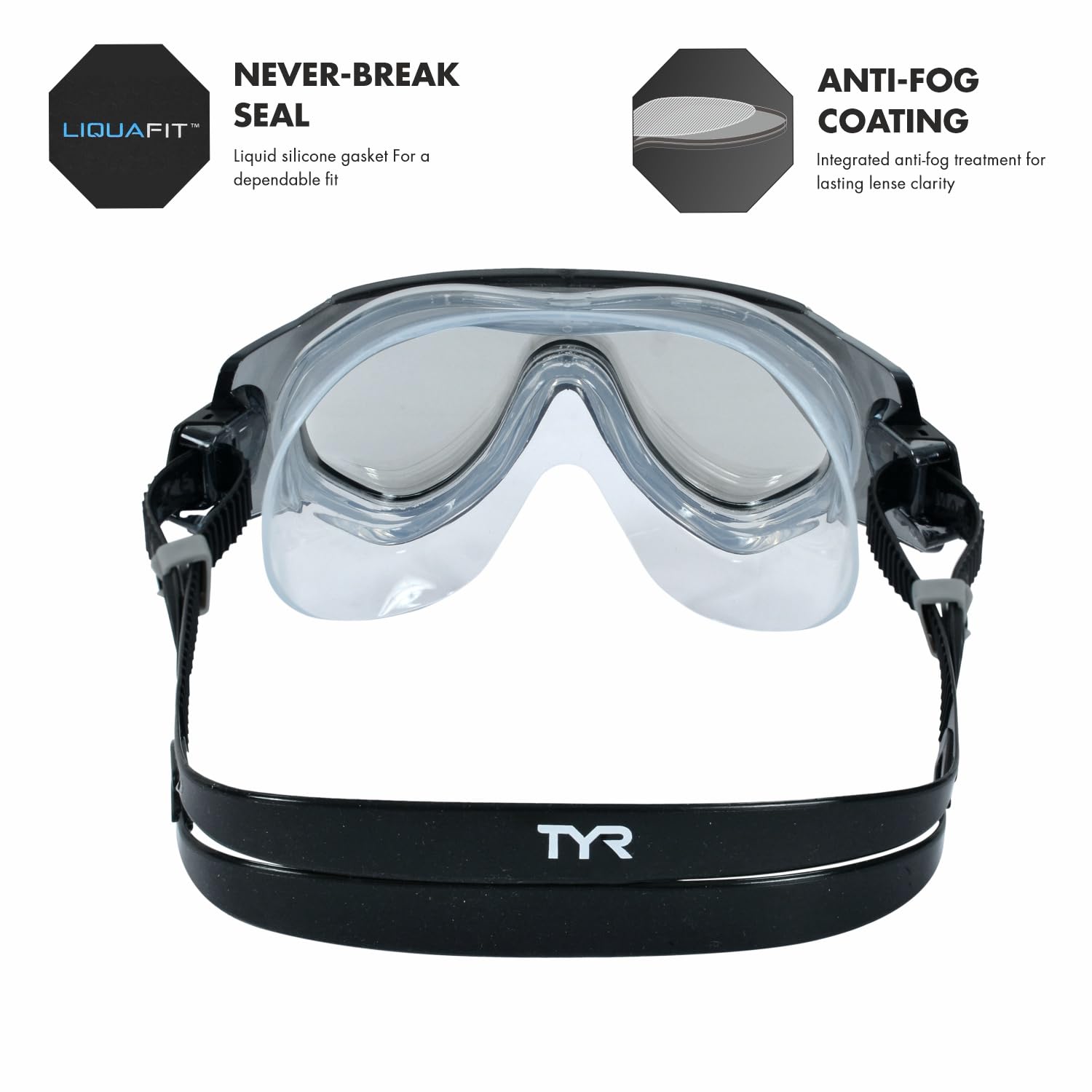 TYR Special Tidal Wave Mirrored Mask Swimming Goggles - Best Price online Prokicksports.com