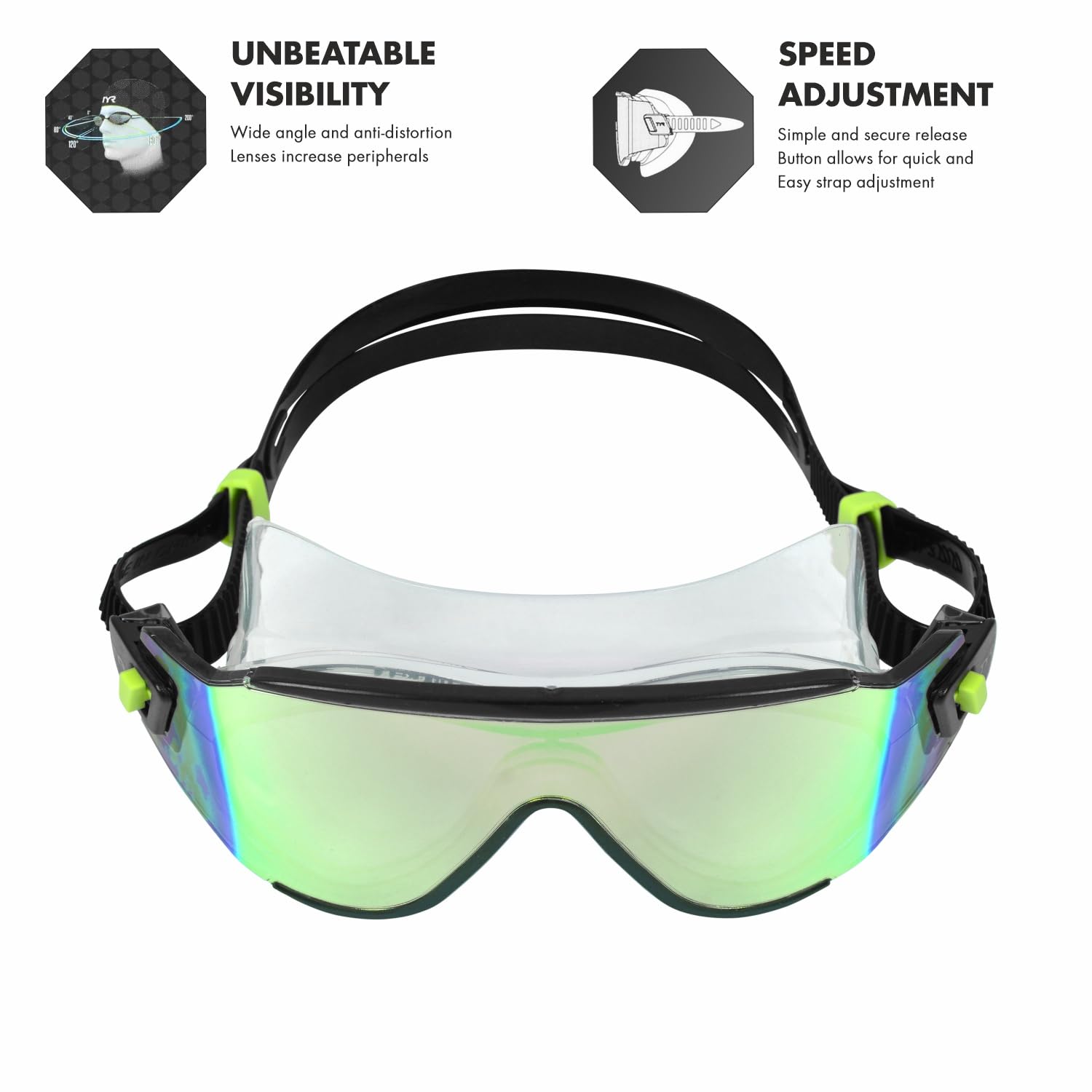 tyr swim shades mirrored goggles TYR Special Tidal Wave Mirrored Mask Swimming Goggles – Prokicksports
