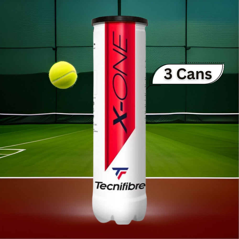 Tecnifibre X-One Tennis Balls Dozen (3 Cans)
