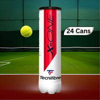 Tecnifibre X-One Tennis Balls Carton (24 Cans) - Best Price online Prokicksports.com