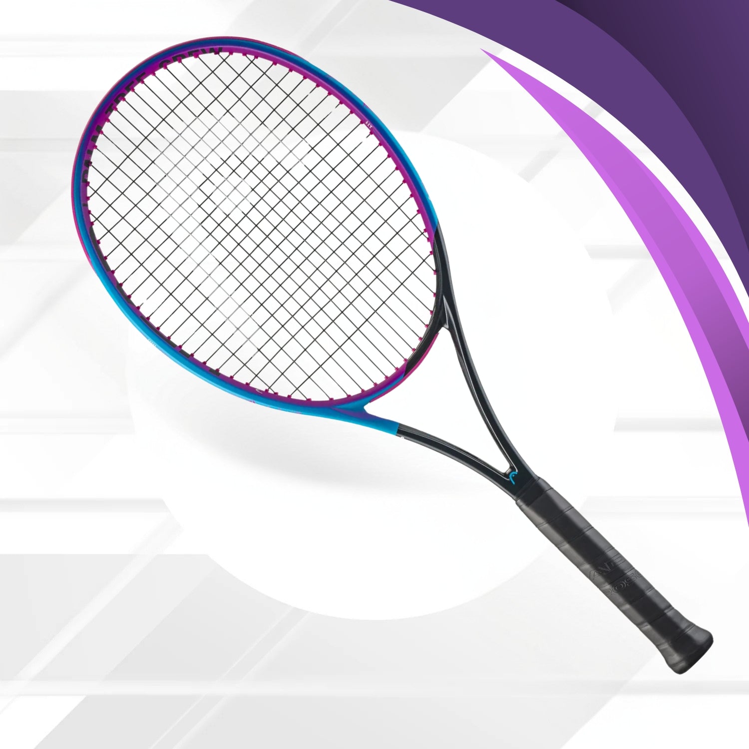 HEAD Radical MP Palm Tree Crew 2025 Unstrung Tennis Racquet U30 – Grip 3 (4 3/8) Purple & Blue All-Court Control, Spin & Limited-Edition Design - Best Price online Prokicksports.com