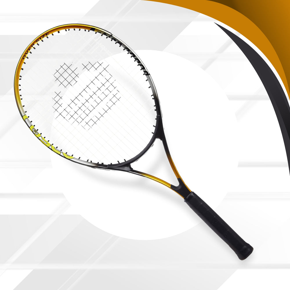 Cosco Action 2000D Tennis Racket – Lightweight Aluminum Frame for Beginners and Recreational Players | Pre-Strung | Comfortable Grip | Durable Build