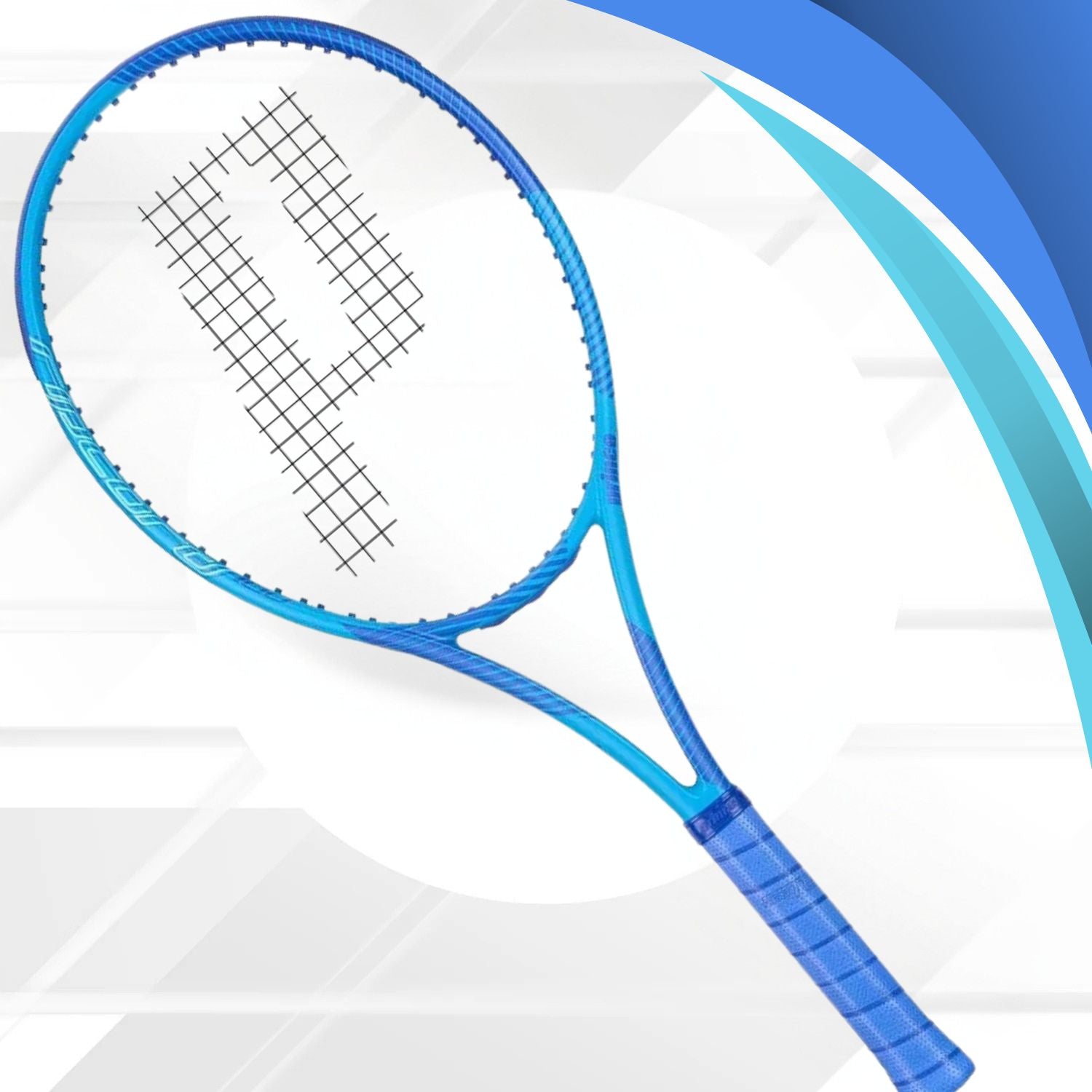 PRINCE Ripcord 100 Unstrung Tennis Racquet – 265g Lightweight Graphite Frame, 100 sq. in. Head Size, Ideal for Intermediate & Recreational Players - Best Price online Prokicksports.com