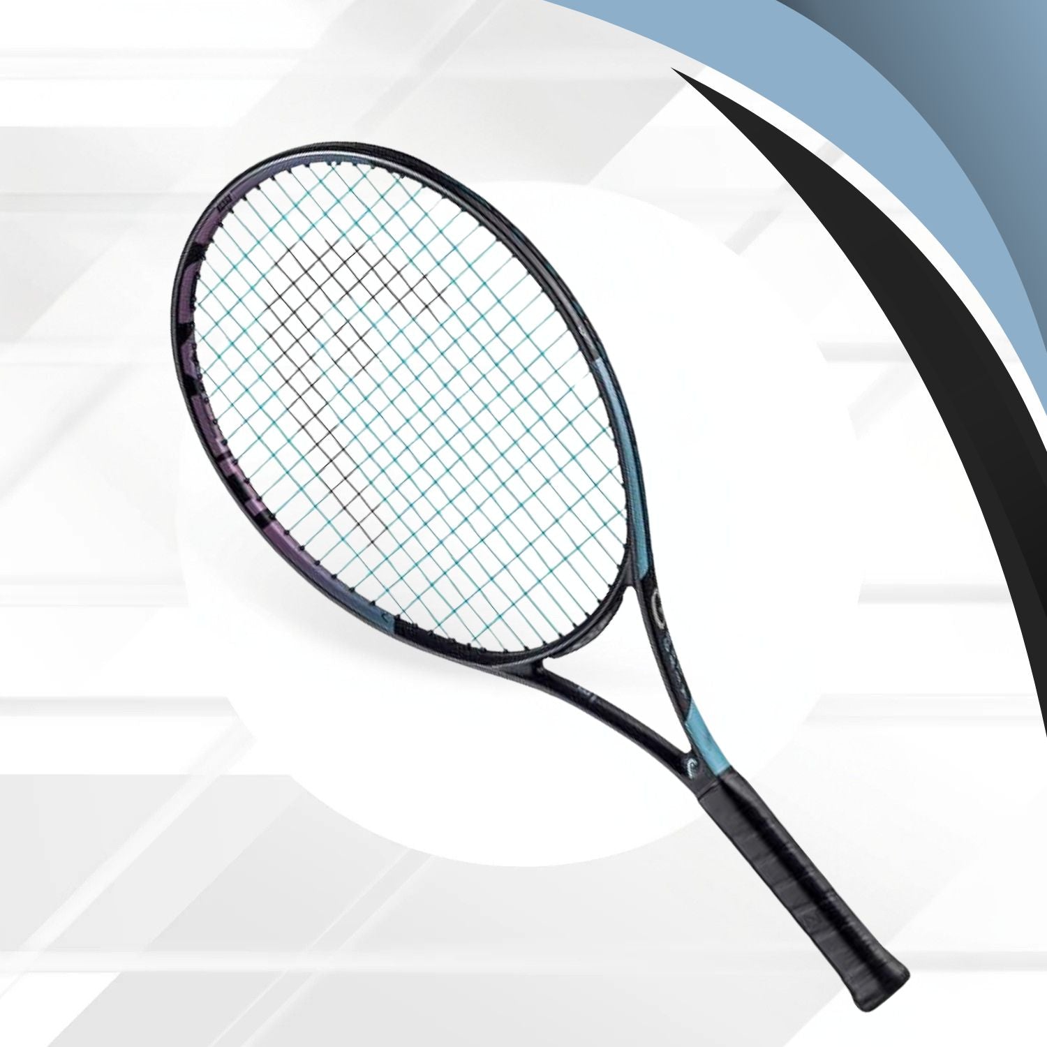 HEAD IG Gravity Junior 25 Tennis Racquet – 240 Grams, 25-Inch Frame, Grip Size 00 (3 7/8), For Ages 8–10 | Graphite Composite Strung Racket with Innegra Technology | Black/Blue - Best Price online Prokicksports.com