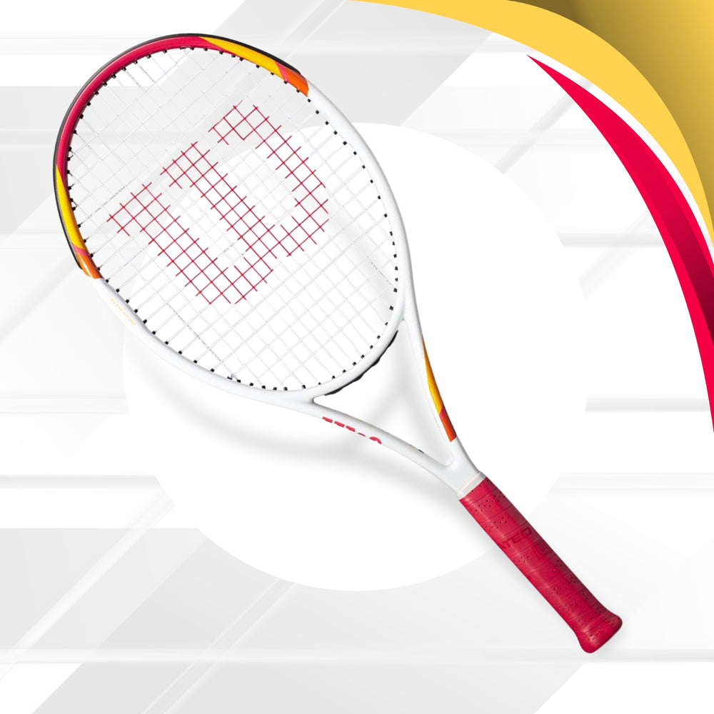Wilson WR125010U3 Six One Frm3 Strung Tennis Racquet (L3: 4 3/8) – 264g, 16x20 String Pattern, Lightweight & Precision Control
