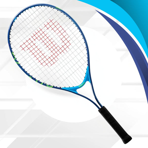 Wilson WR082610H US Open 25 Jr Strung Tennis Racquet – 220 Grams | 25 Inch Frame, 106 sq.in Head, AirLite Alloy, C-Beam Design, 16x19 String Pattern | Junior Tennis Racquet for Ages 9–10