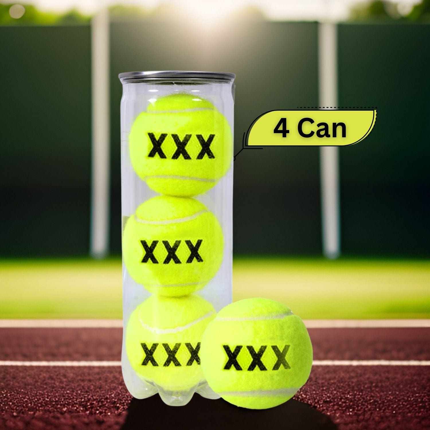 HEAD X‑Out Tennis Ball, 4 Cans (3 Balls Each) – Value Practice Pressurised Tennis Balls - Best Price online Prokicksports.com