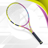 Babolat Pure Aero Rafa Tennis Racquet, Yellow/Pink/Blue - Best Price online Prokicksports.com