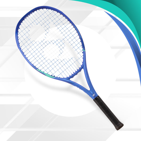 Yonex EZone 25 Strung Tennis Racquet - Blast Blue | Lightweight 225g | G0 Grip for Juniors & Beginners