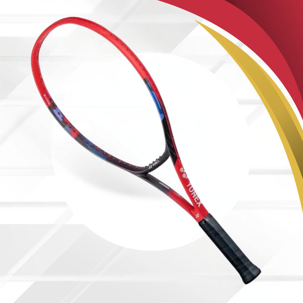 Yonex V Core 25 Junior Tennis Racquet – Scarlet (G0) | Lightweight 240g for Young Players