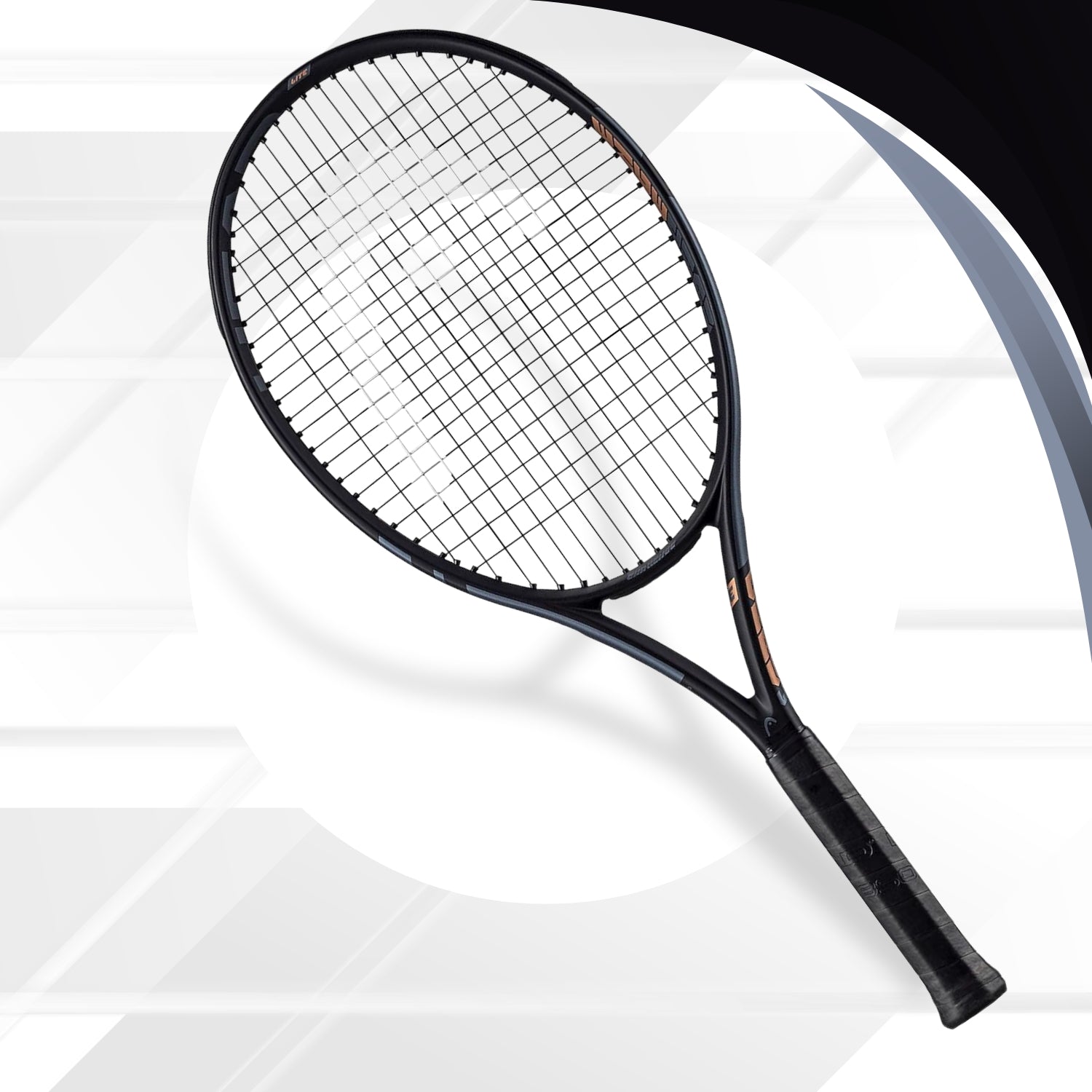 Leconte Head Racket HEAD IG Challenge Lite Strung Tennis Racquet with Full Cover, G3 (Copp ...