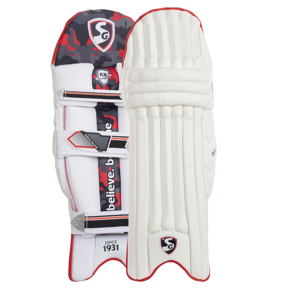 SG Test Right Hand Batting Legguard – Lightweight Cricket Pads with Superior Protection for RH Batsmen in Matches, Tournaments, and Practice Sessions