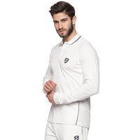 SG Test Full Sleeve Polyester Cricket Shirt (Off-White) - Best Price online Prokicksports.com