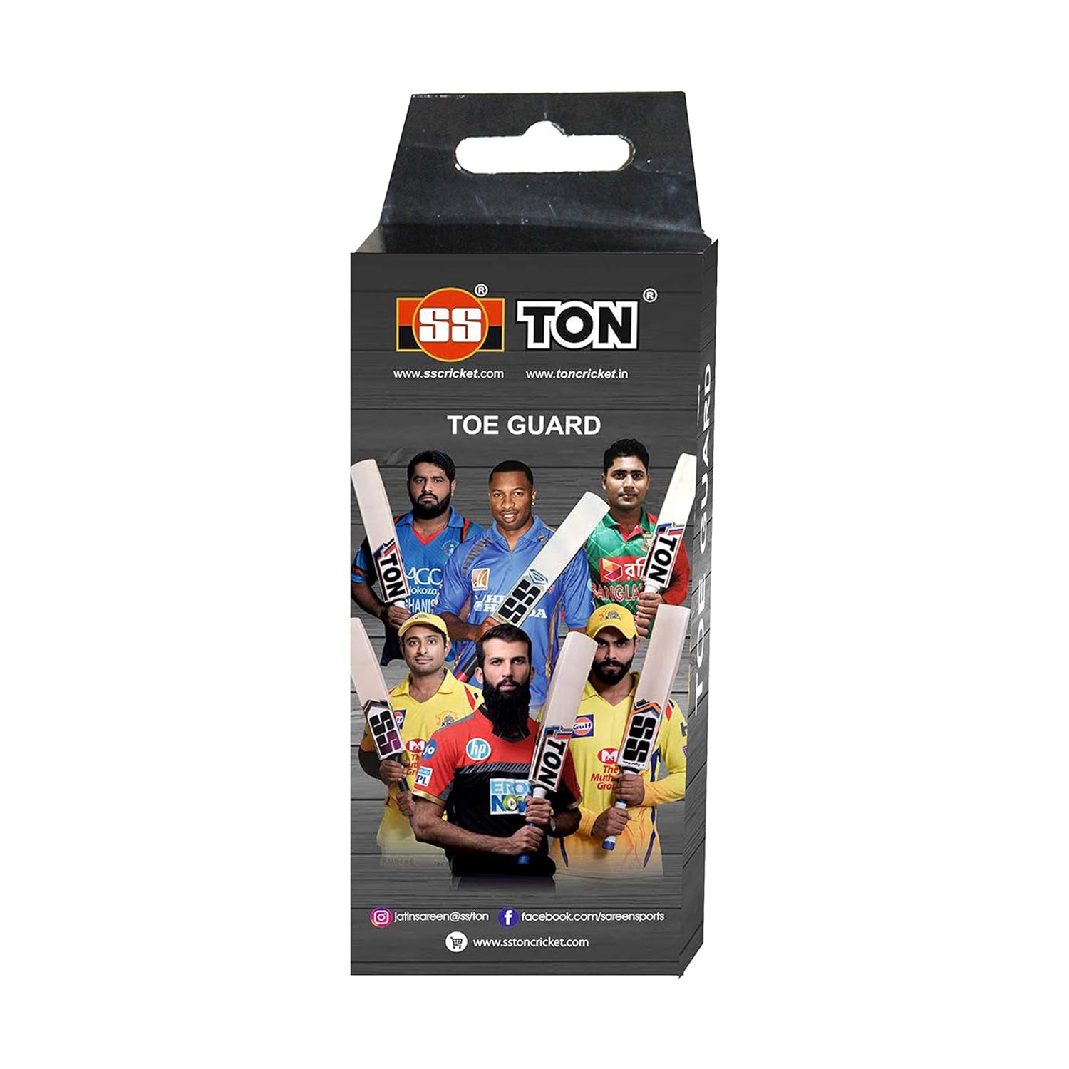 SS Cricket Bat Toe Guard Kit Set – Protects Bat Toe from Damage | Easy DIY Application Kit - Best Price online Prokicksports.com