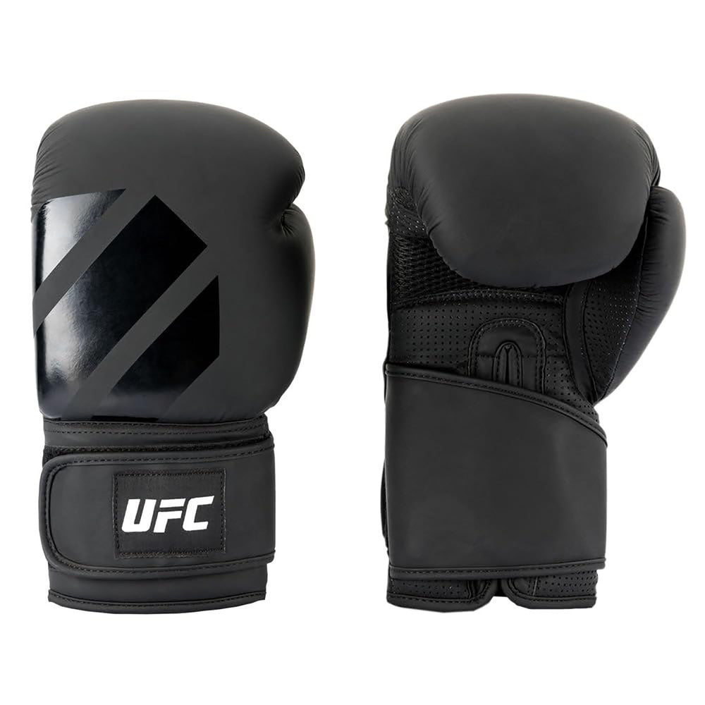 UFC Tonal Boxing Training Gloves – Black Punching Gloves for Boxing, MMA & Fitness Workouts