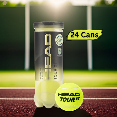 Head Tour XT Tennis Balls Carton (24 Cans) - Best Price online Prokicksports.com